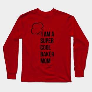 Baking mom shirt Long Sleeve T-Shirt